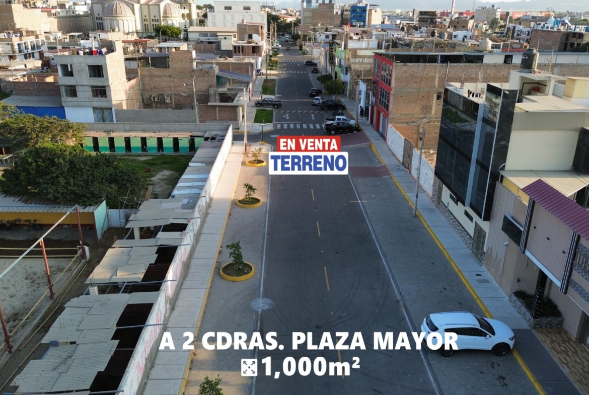 plaza mayor terreno nuevo chimbote