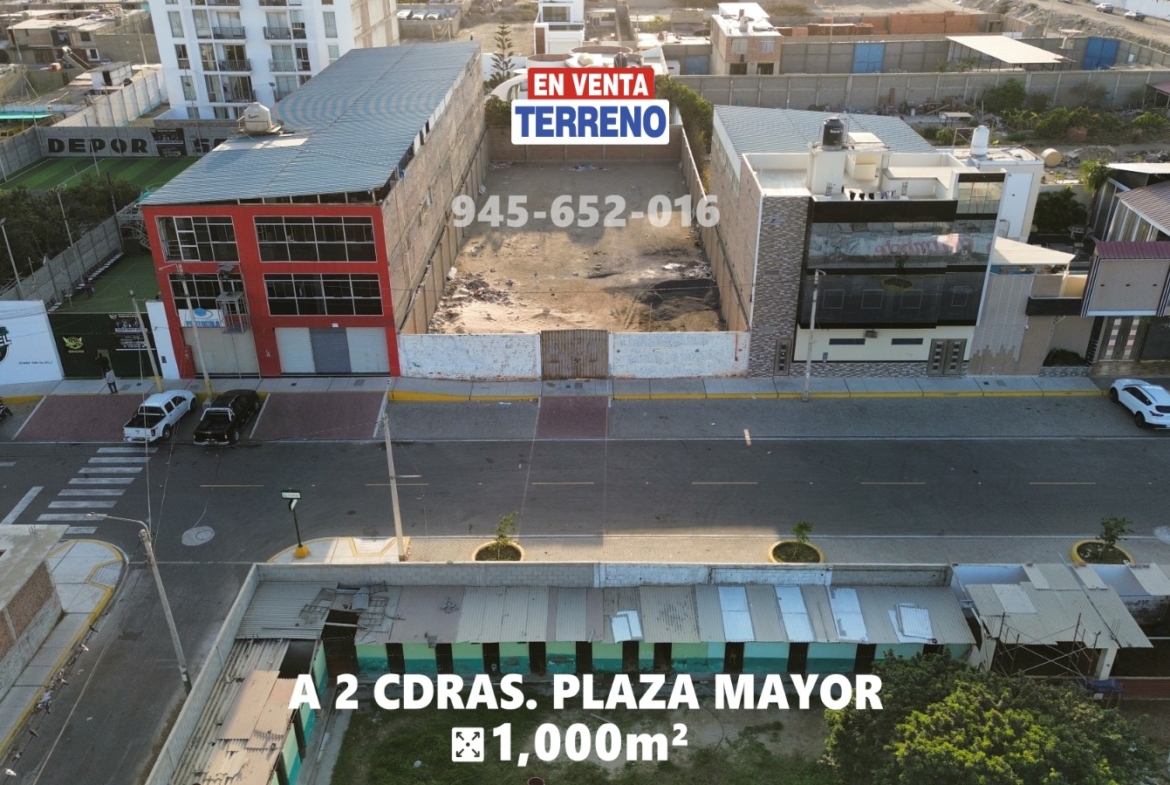 plaza mayor terreno nuevo chimbote