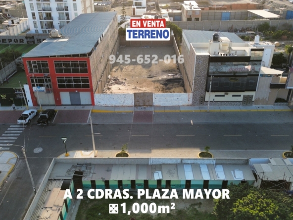 plaza mayor terreno nuevo chimbote