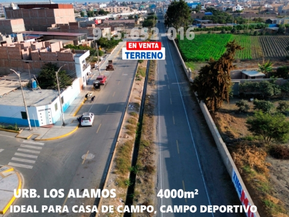 alamos nuevo chimbote terreno 4000m2