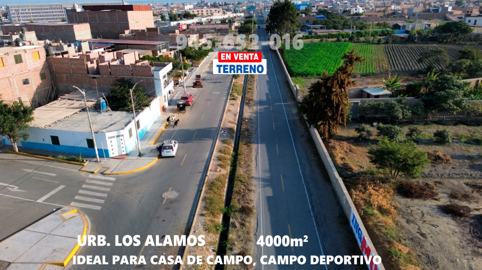 alamos nuevo chimbote terreno 4000m2